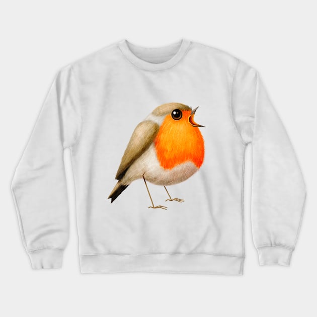 Robin Crewneck Sweatshirt by KatherineAppleby